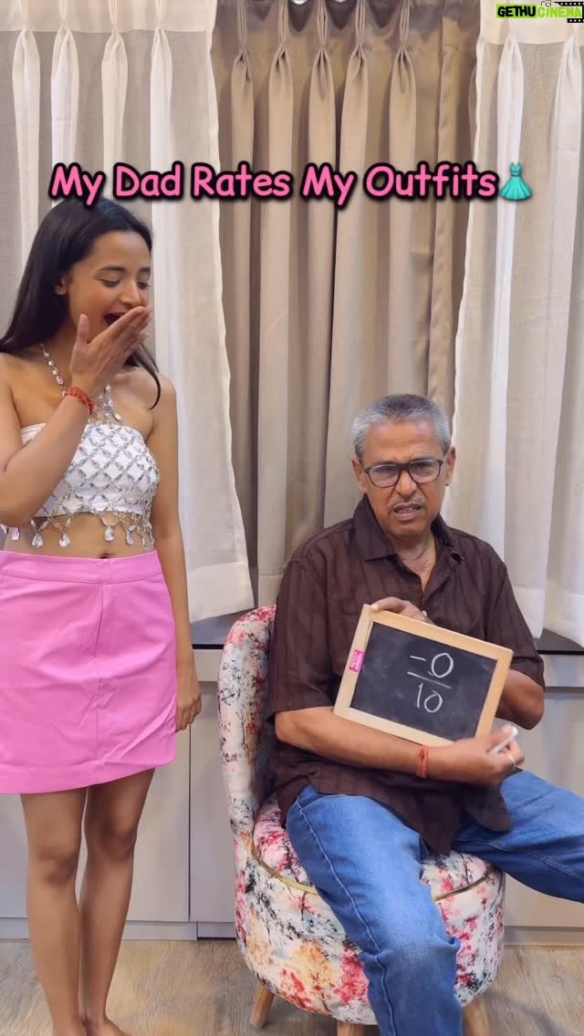 Sumedha Bhattacharyya - 67.6K Likes - My Dad Rates my Outfits 😭🧿😂

 #papa #rates  #outfit #fatherdaughterlove #outfittoday
