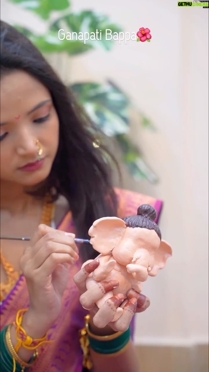 Sumedha Bhattacharyya - 7.8K Likes - My Gannu 😭🧿❤️

#festivewithsumedha 🌺😍
#ganapatibappamorya