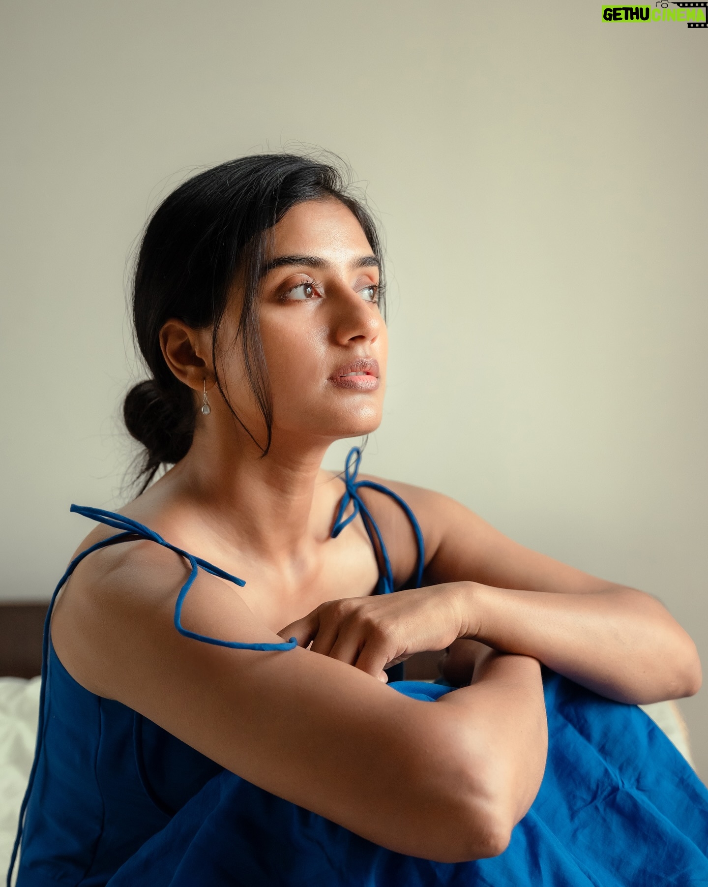 Sushmitha Bhat - 16.4K Likes - I have always admired @irst_photography, it’s so minimalistic and bare that you don’t find a chance to hide behind a decor, often times it’s the most scariest because you just have to be YOU in front of the camera ! 🪁

The fabric for this dress was so generously given by @amithi_by_amit 🦋and stitched to perfection by my dear friend @yogitharavindrakumar 🦋