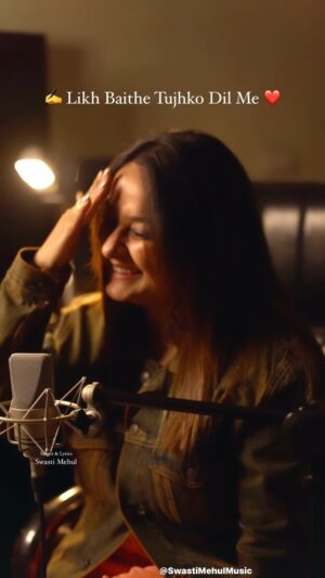 Swasti Mehul Jain Instagram - Hum Sa Pagal Na Hoga ❤️ feel the love in every word ..The cutest one sided love we experience in our childhood 🫶
#swastimehul #lovesongs #selfwritten #singersongwriter #onesidedlove #reelsindia