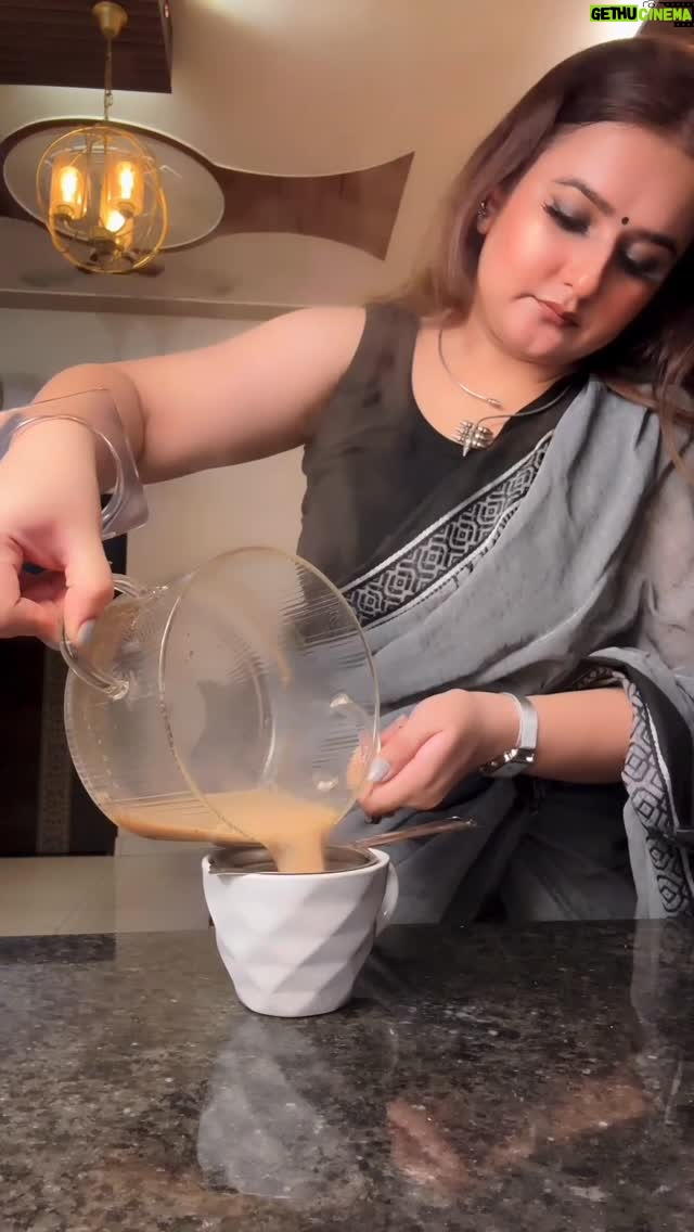 Swati Bhambra - 2.6K Likes - After shoot ,All that u need is A cup of Tea ☕️

Type "Link" to get Purchase links of all products direct in ur inbox or Share this reel with me to get direct links in ur inbox.