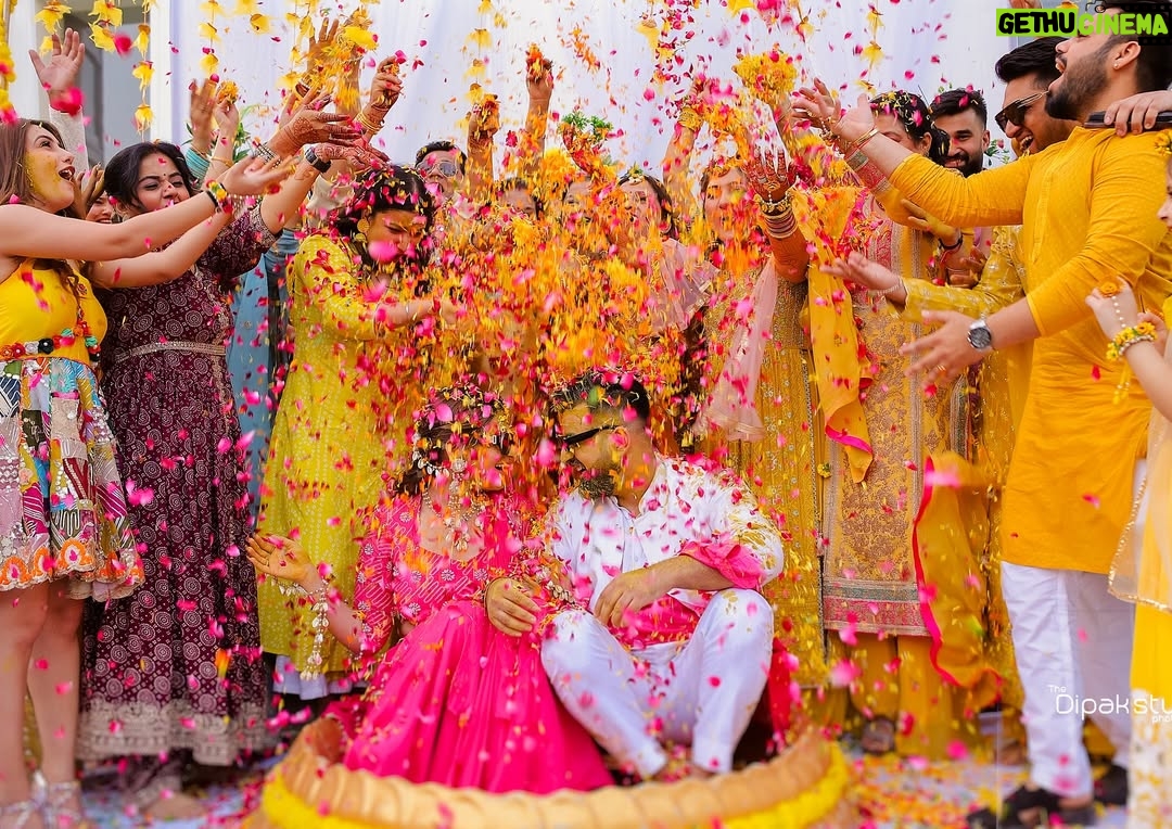 Swati Monga - 381.3K Likes - Kesariya Tera Ishq Hai Piya❤️🤤 Haldi Fun Begins✨ 1 Day To Go 💍 Watch Full Vlog On Youtube - RAJATSWATIVLOGS
Location- @tivolilotuscourt 
Picture Credits- @dipakstudiophotography 
Decor- @chatarpatarevents 
Swati's Outfit- @rc_ritikacreations 
Rajat's Outfit- @rockyfashiondesigner.co 

.
.
.
.
.
#swatimonga #rajatswati #rajatswativlogs #couplegoals #relatable #couple #couplecontent #coupleinfluencer #viralcouple #viral #viralreels #trendingreels #happycouple #explore #explorepage #wedding #wedding2024 #husbandandwife #haldi #haldiceremony  #haldifunction 

(Love,couple, happy content, couple goals, viral reels, trending reels, couple influencers, viral, viral couple, explore, wedding, wedding2024)