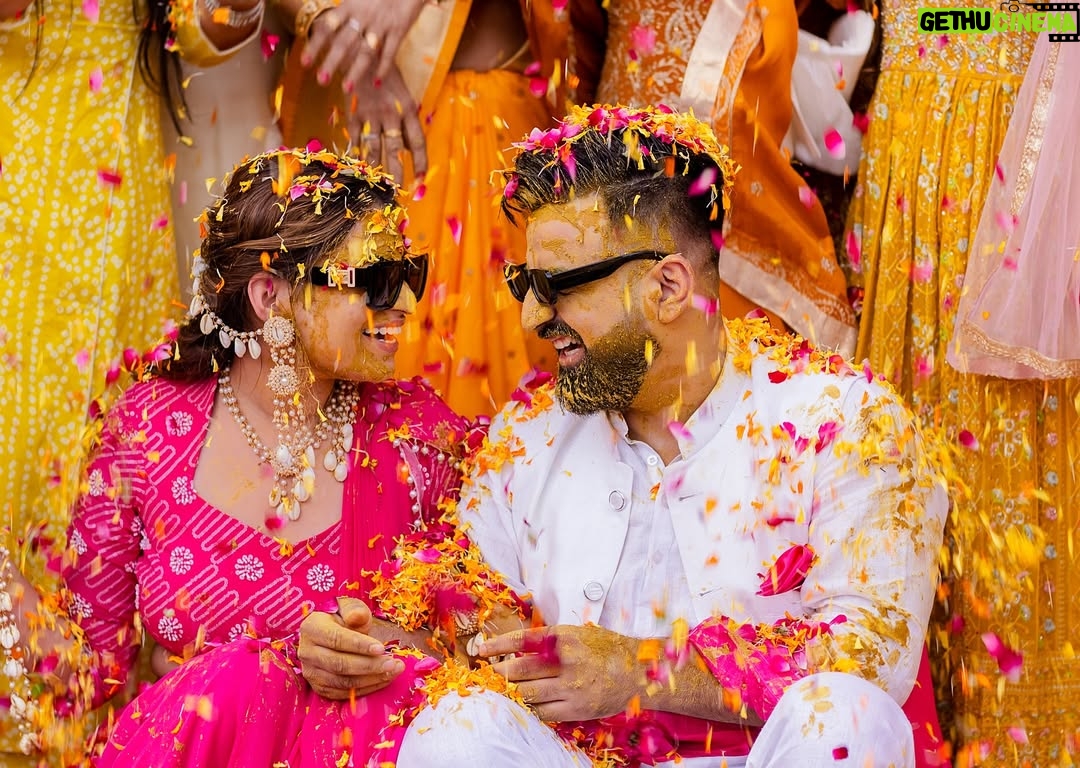 Swati Monga - 381.3K Likes - Kesariya Tera Ishq Hai Piya❤️🤤 Haldi Fun Begins✨ 1 Day To Go 💍 Watch Full Vlog On Youtube - RAJATSWATIVLOGS
Location- @tivolilotuscourt 
Picture Credits- @dipakstudiophotography 
Decor- @chatarpatarevents 
Swati's Outfit- @rc_ritikacreations 
Rajat's Outfit- @rockyfashiondesigner.co 

.
.
.
.
.
#swatimonga #rajatswati #rajatswativlogs #couplegoals #relatable #couple #couplecontent #coupleinfluencer #viralcouple #viral #viralreels #trendingreels #happycouple #explore #explorepage #wedding #wedding2024 #husbandandwife #haldi #haldiceremony  #haldifunction 

(Love,couple, happy content, couple goals, viral reels, trending reels, couple influencers, viral, viral couple, explore, wedding, wedding2024)