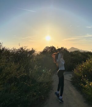 Tangia Zaman Methila Instagram - Caught golden hour after the hike — nothing beats a sunset in the heart of nature. 🌄🌿 #SunsetHike” #losangelas #nature