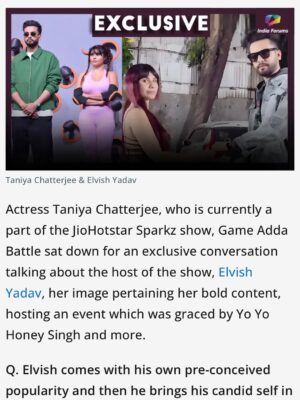 Taniya Chatterjee Instagram - Damn interesting ❤️🔥Read entire Article 🤟
Link on my story
Thx to @indiaforums 💞