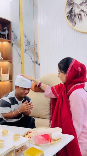 Taniya Kaur Instagram - Raksha Bandhan both both Mubarak 🤗❤️🧿#reels