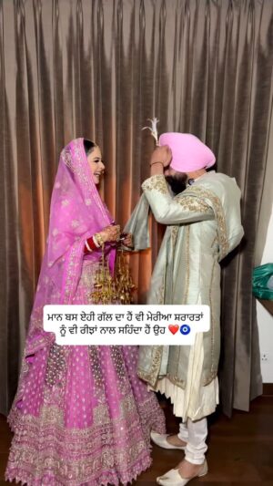 Taniya Kaur Instagram - Tag your Love ❤️
Mua @parrygill_makeover
Hairs by @abhi_hairstylist01
Bridal Lehnga @seobridalstudio_official
Groom’s Sherwani @seobridalstudio_official
Reel by @kamaldeepkaur2201
Jewellery @manirambalwantrai
Mehandi Artist @royal_mehndi_arts
Photographer @sukhaujla_photography
#buggdi🐥 #couplegoals❤️ #ᴘᴜɴᴊᴀʙɪᴄᴏᴜᴘʟᴇ #coupleshoot #punjabicouplepost #couplepose