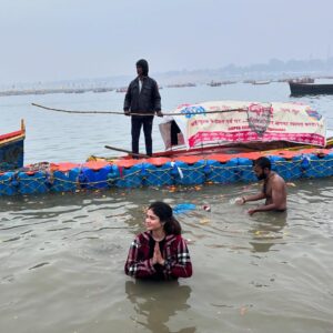 Tannu Bhardwaj Instagram - Har Har Gange ❤️🙏
#prayagraj #harhargange
#mahakumbh2025