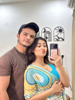Tanya Rathi Instagram - I love you even more when you wear Saree 😍♥️