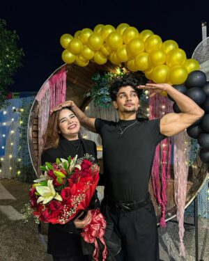 Tanya Sana Instagram - Happy Birthday to my amazing🤪 sister @tanyasana786 ♥️May your day be as special and beautiful as you are. Here’s to a year ahead filled with love, laughter, and incredible moments. Cheers to you!✨🚀
.
📍- @solastagurugram
.
.
#teamlucky #luckydancer #btwitslucky #birthday #sister #tanyafam