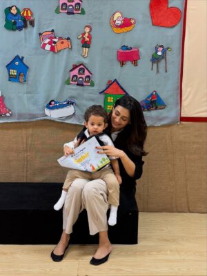 Tarini Peshawaria Instagram - My baby who was born, what feels like yesterday — just had his end-of-year school celebration, and of course we had to twin our outfits! 🧿❤️
