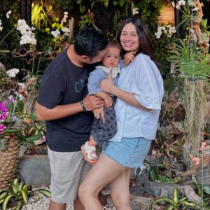 Tarini Peshawaria Instagram - To my husband, forever boyfriend, Sabby’s dad and my best friend, happy birthday.
Replying to your Facebook message fifteen years ago is by far the best decision I’ve ever made. 🧿❤️