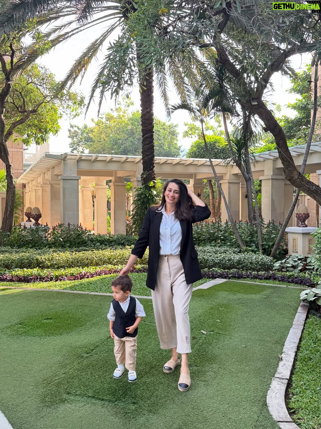 Tarini Peshawaria - 28.4K Likes - My baby who was born, what feels like yesterday — just had his end-of-year school celebration, and of course we had to twin our outfits! 🧿❤️