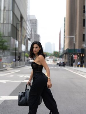 Tefi Valenzuela Instagram - NYC 🗽 times 
Jumper @samiya.boutique 📸 @jmirandavisuals