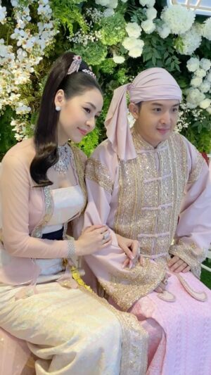 Thandar Bo Instagram - 👩🏻‍❤️‍👨🏻 #kaungpyaeloveboyit #kaungpyae #thandarbo #weddingfair