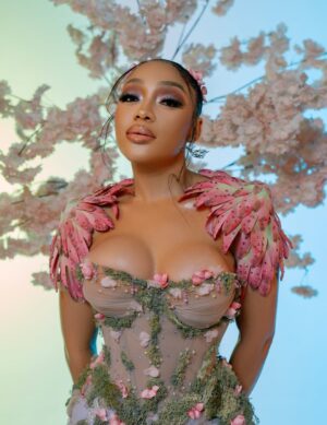 Thando Thabethe Instagram - A love letter to South Africa’s soul — where valleys cradle winding rivers, mountains rise in quiet majesty, and the sky bursts into purple and orange at sunset. Inspired by the rich textures of indigenous flora and the rhythm of the land itself, every detail reflects the beauty and grace of a country where nature speaks in color and movement.🌸🌸🌸
#marvelsofmzansi
#durbanjuly2025
#HDJ2025 #hdjmarvelsofmzansi #feelthepulse
Glam: @thepenthousebeautystudio
Photography: @aust_malema
Dress: @willetdesignscouture