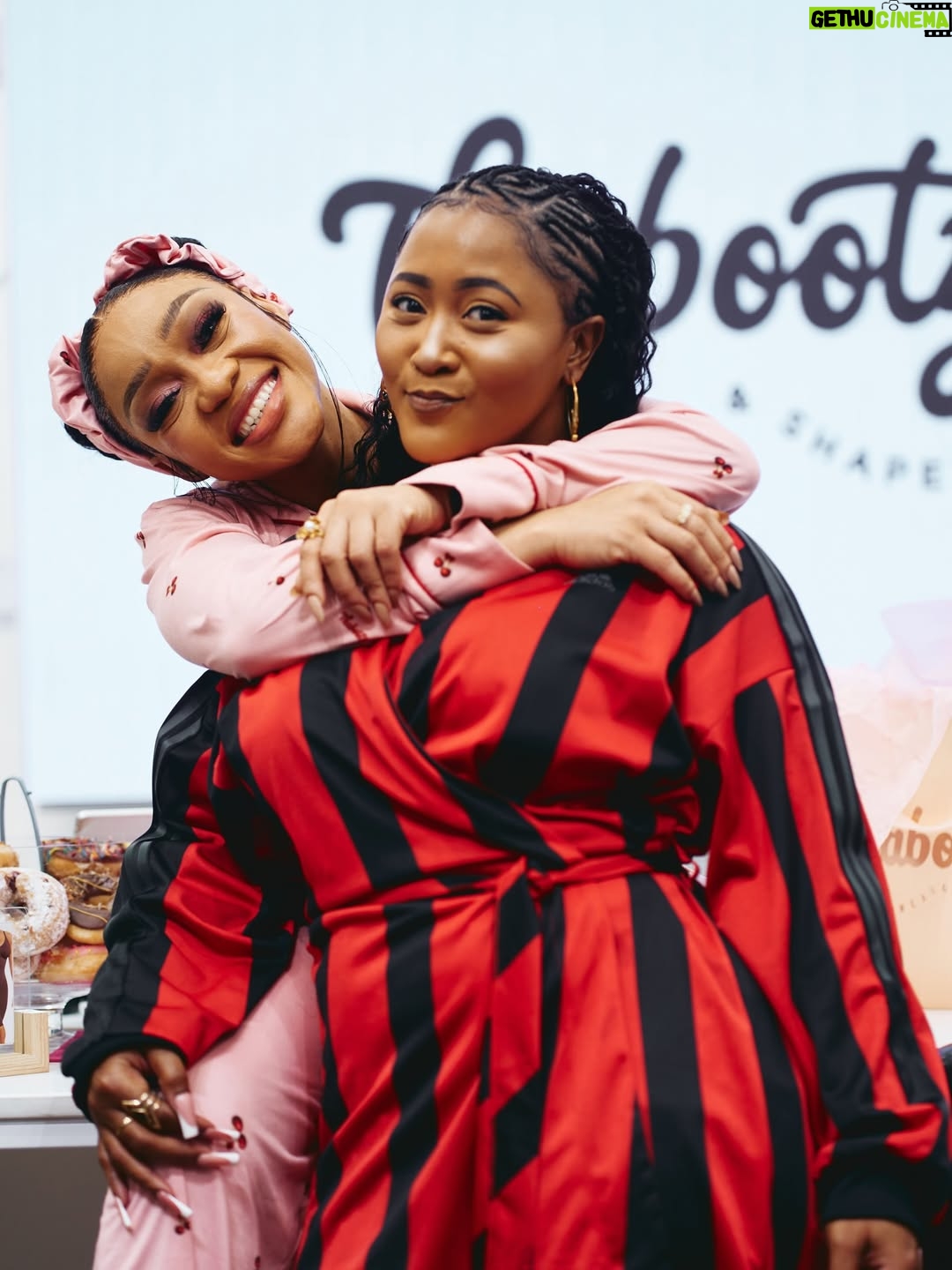 Thando Thabethe - 45.1K Likes - Something about sisterhood!!! 🩷🩷🩷

Here’s to strong women: may we know them, may we be them, may we raise them.” 
Thank you to every queen who showed up, laughed loud, played hard, and made our PJ night unforgettable. 💖 Here’s to the power of women, the magic of connection, and the memories we’ll keep forever.

I think we should do another one @thabootys