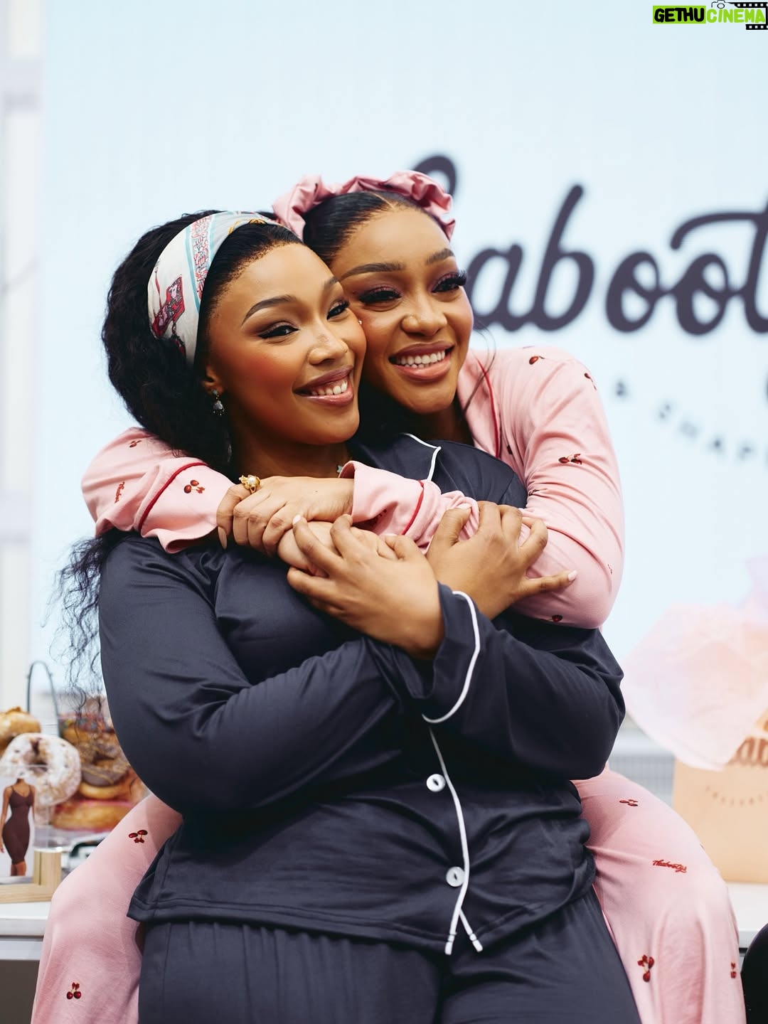 Thando Thabethe - 45.1K Likes - Something about sisterhood!!! 🩷🩷🩷

Here’s to strong women: may we know them, may we be them, may we raise them.” 
Thank you to every queen who showed up, laughed loud, played hard, and made our PJ night unforgettable. 💖 Here’s to the power of women, the magic of connection, and the memories we’ll keep forever.

I think we should do another one @thabootys