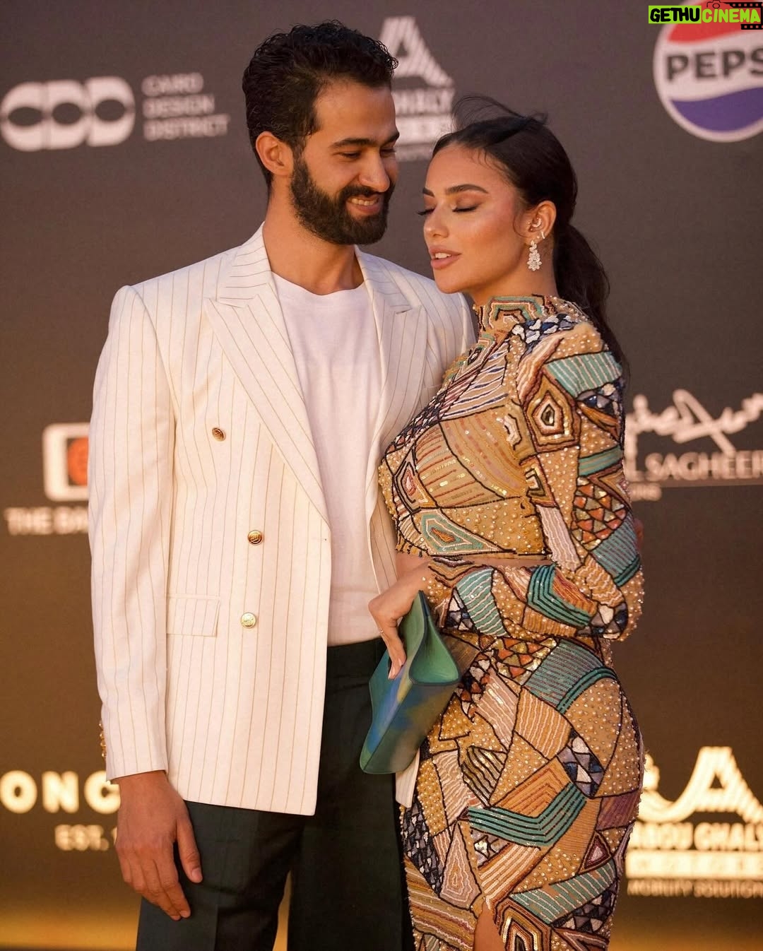 Tharaa Goubail - 15.1K Likes - Capturing the essence of elegance on the red carpet ✨
@tharaa.goubail from “Who Do I Belong To” at @elgounafilmfestivalofficial 7th edition 💫

Stylist: @passantzahra 
Designer: @samo_hagras 
Jewelry: @bijoux.jewelry.eg 
Clutch: @moski.clutches