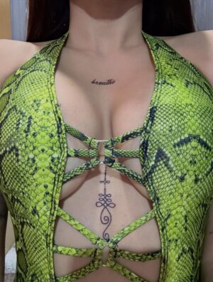 Thinzar Wint Kyaw Instagram - 🖤 #newtattoos #thinzarwintkyaw👸🏻