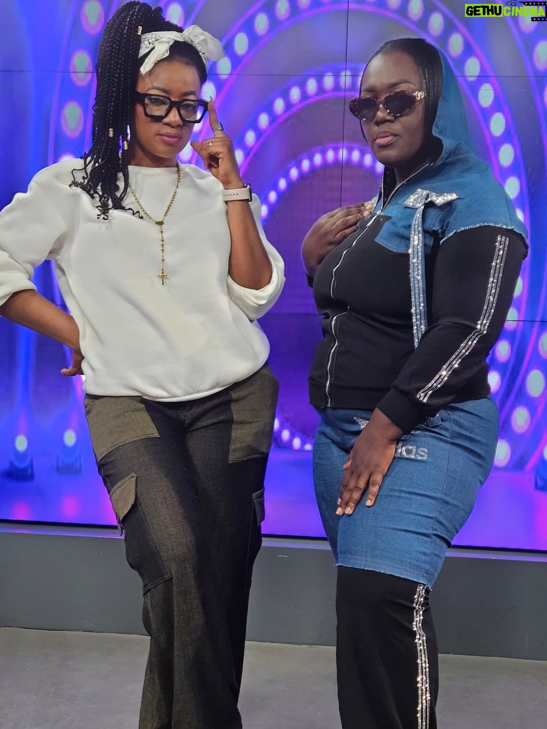Tima Kumkum - 1.9K Likes - Since 2011 when I met my partner-in-crime @sistersandybiy3guy at Multimedia, it’s been pure magic ever since! Two millennials with one mission, make the world a happier place, one crazy moment at a time. Sandy has this special talent: she brings out the ‘crazy’ in me, and trust me, it’s a full-time job! 😂 Every time we meet, our energy levels skyrocket like we just discovered free Wi-Fi. Here’s to genuine friendship that only gets louder, wilder, and better with time! .
My favorite super star Asoreba medo wo bebreeee menua ❣️.
Tima's two piece @kpcollectiongh 
Sandy's two piece @eagleweargh 
#timakumkumxsistersandyseries