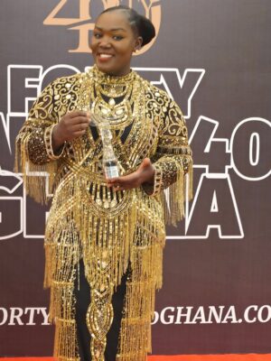 Tima Kumkum Instagram - What shall I say unto the Lord? This is the doing of the Lord, and it is truly marvelous in my eyes.
This year has not been the easiest, but tonight I stand here as living proof that when God says yes, no man can say no. 💫
Eighteen (18) years in this industry, from humble beginnings to this moment of recognition, it’s been nothing but grace upon grace, step by step, victory after victory. 🙌🏽
A heartfelt thank you to The Multimedia Group for nurturing my talent and giving me a platform to grow. To my family, friends, employers, and fans, you are my backbone. This award is not just mine; it belongs to all of us. ❤️
To anyone feeling like giving up, hold on a little longer. Your delay is not denial. When the time is right, God will show up for you, just as He did for me. ✨
Dress @kpcollectiongh
Hair @snashbeautycare
#fortyu40 #fortyunder40ghana #GodDidIt #GratefulHeart #18YearsOfGrace #MultimediaMadeItPossible #timakumkum #mametwo✌️ #thatobuasigirl #akyemfantechick #oluwaisinvolved #beinspiredbytima