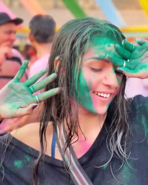 Tisha Kapoor Instagram - 🧿💫 colors
.
.
.
.
.
#instagram #insta #instapost #instapicture #pictureperfect #picoftheday #holi #festival #colors #green #pink #love #Peace #smile #happiness #blessed #ghkkpm #ghumhaikisikeypyaarmeiin #starplus #tishians
.
.
.
.
Lots of love ❤️
Bun hugs 🐇🤗
Be kind to animals 🐾🥰💙🤍❤️
Love and gratitude 😇🔱🕉