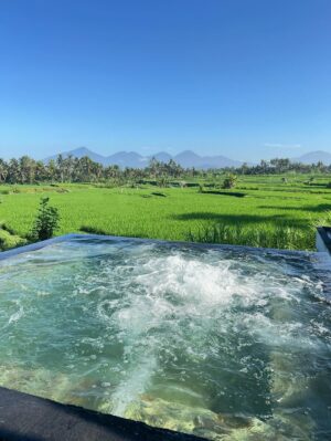 Titi Kamal Instagram - Beautiful Ubud & warm jacuzzi = perfect 💖🍀
.
.
.
#ubud #bali #Indonesia