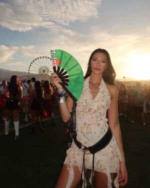 Tiziana Sabatini Instagram - coachella día 1 y 2 💚 @heineken_ar