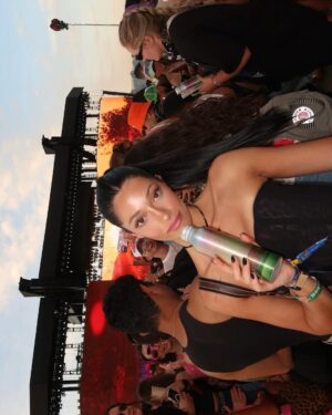 Tiziana Sabatini Instagram - coachella día 1 y 2 💚 @heineken_ar