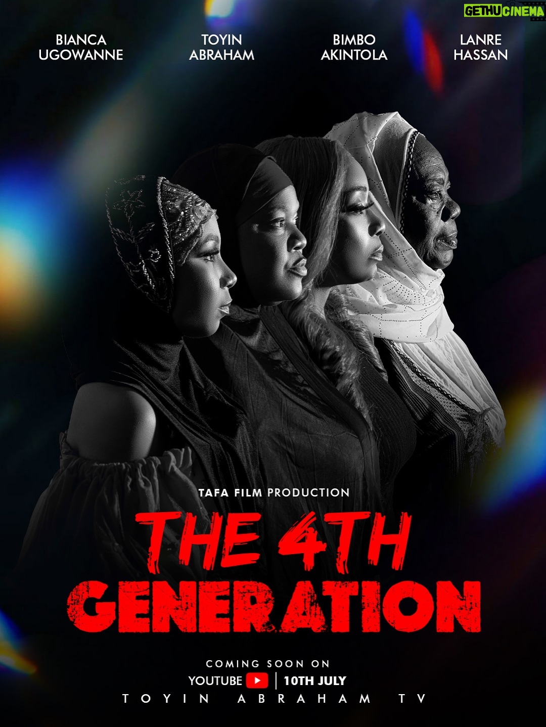Toyin Abraham - 57.6K Likes - *Happy new week, family! 💛* 
May every generational curse be broken in *Jesus’ name. Amen.* 🙏

Wishing you a week filled with peace, progress, and purpose. 
And don’t forget — *THE 4TH GENERATION* is showing now on *Toyin Abraham TV* (YouTube)! 🎬

*Watch, subscribe, like, comment & share.*

#The4thGeneration #ToyinAbrahamTV #NewWeekBlessings
