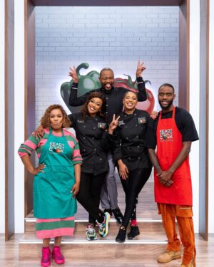 Tumi Morake Instagram - Catch tonights episode of @readysteadycooksa with myself and @mrjordanflyy as we cook it out on @sabc3 , where we make “the things that make the pots cannot make the pots to be done” & If you dont gerrit forget about it. Just tune in tonight to witness the vibes and insights.

Hosted by yours truly: : @moshendiki 

GreenTeam Chef’shenko: @lornamaseko 

RedTeam Chef’shenko: @mmule_setati 

#tumibathong #hauweng #berekamosadi #readysteadycook #chef #cheflife #sabc3 #episode #food #fun