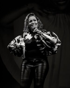 Tumi Morake Instagram - My voice is my identity. A lens with its own colourful perspective. I love wrapping it up in laughter and irreverence, wit and silliness. I love seeing what it does - the ripples of laughter to those who let it in, the hard stillness of those who do not. I have feared it, loved it, belted it out and silenced it. It arrives as a tickle or a slap in the face, sometimes a simple breeze and on occasion, an unexpected gust that blows you away. And in every choice it does its work. Weaponized against me, armored to protect me, it lives in the best and worst parts of me. I love it here. In these moments. With a captive audience and a gambling deck. Hear me roar, purr, whisper, shout. Hear me simply being every version of me. 
#berekamosadi #standupcomedian #tumibathong #inmyfeels #aflyymrs
📸 : @artinthemusic