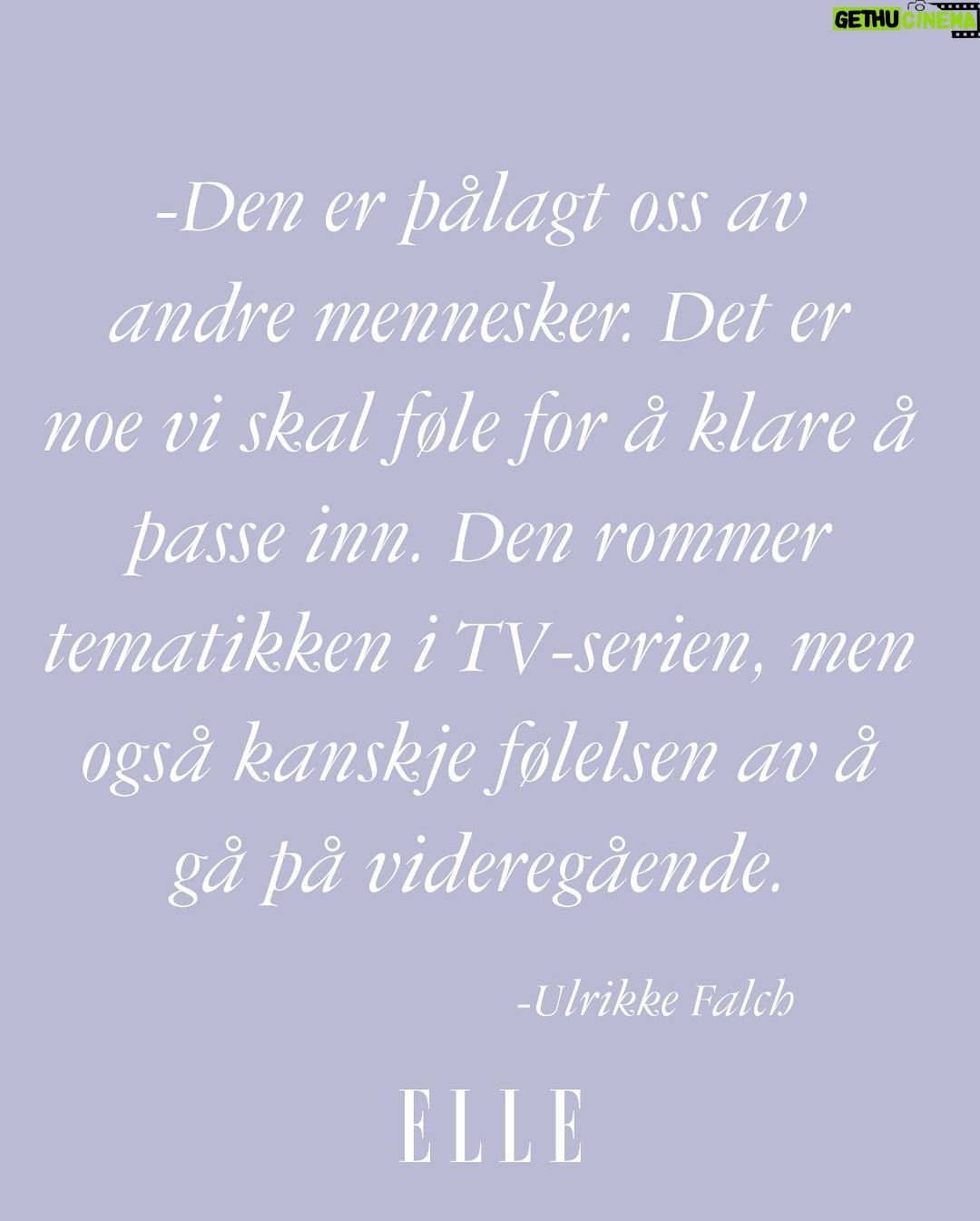 Ulrikke Falch - 12.9K Likes - ✨ “Hva betyr egentlig skam?”
@ulrikkefalch reflekterer over tittelen SKAM – og hvordan følelsen av skam former oss som mennesker.

Les hele intervjuet i vår nyeste sommerutgave nå! 

Foto: @cathrinewessel 

#skamnorway #skam #ellenorge #vildeskam #skamvilde