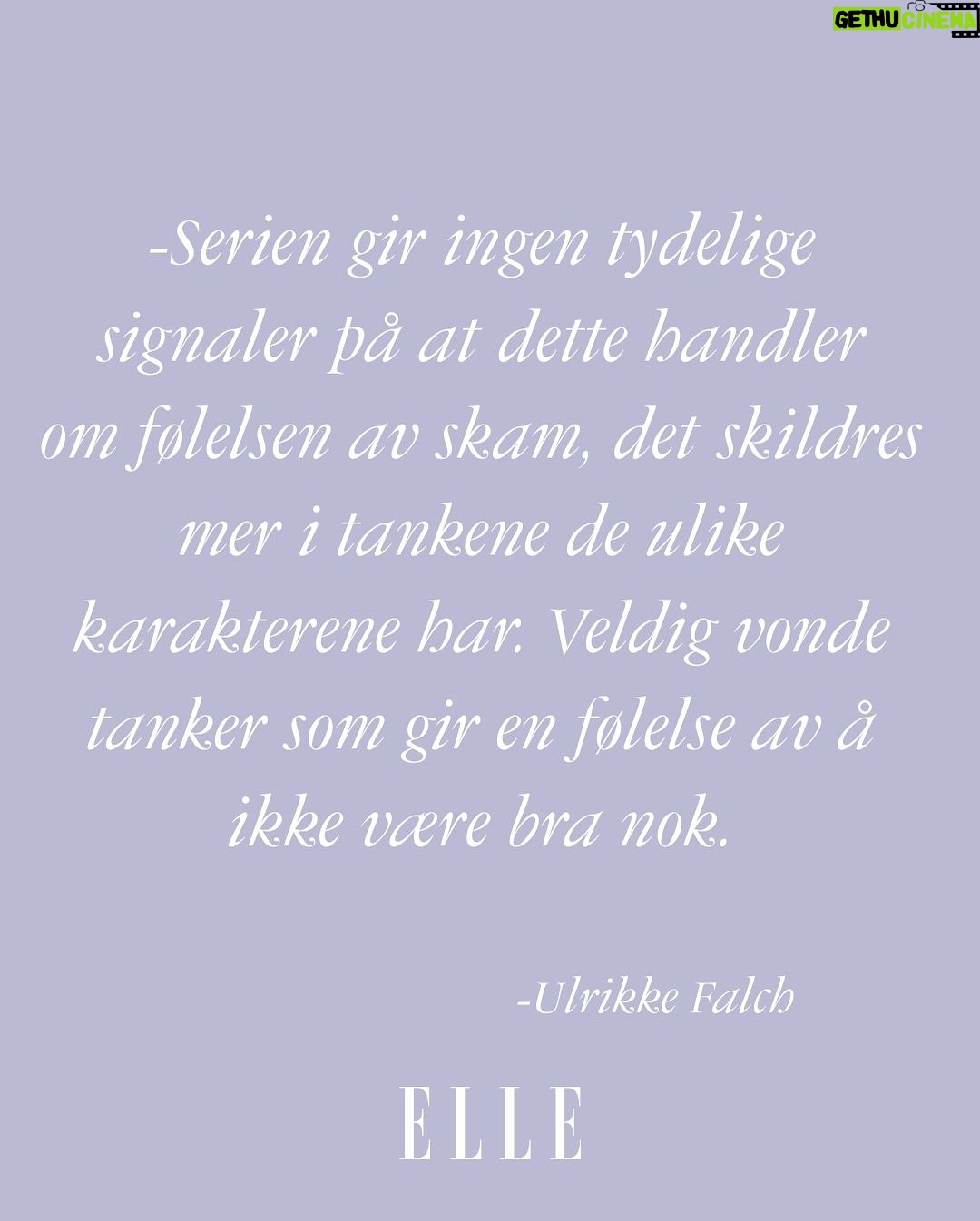 Ulrikke Falch - 12.9K Likes - ✨ “Hva betyr egentlig skam?”
@ulrikkefalch reflekterer over tittelen SKAM – og hvordan følelsen av skam former oss som mennesker.

Les hele intervjuet i vår nyeste sommerutgave nå! 

Foto: @cathrinewessel 

#skamnorway #skam #ellenorge #vildeskam #skamvilde