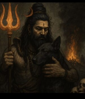 Umisha Ashar Instagram - He births the worlds, and He dissolves them to dust,
His children roam free, owing no home to man’s command.
Tremble not at the hand of mortals— But quake at the wrath of Mahadev,
When the cruel raise harm upon the voiceless and pure.
For Kalyuga swells,
Its tide now nearing the darkest shore. 
#savedelhincrdogs