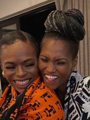 Unathi Nkayi Instagram - NAKED APE
Last night we celebrated our friend the giant creator and owner of @nakedapeofficial @shaldonkopman at SA Fashion week as he showcased his beautiful and luxurious pieces.
So much love in one room and as you know……after the show was the after party…….👀 Nope there was no hotel lobby🏃🏾♀️🤣🤞🏾🫶🏾♥️🇿🇦💯
Dressed and styled by the man himself🫶🏾 My jewellery is from @saltjewellery_sa
Thank you my friend🙏🏾