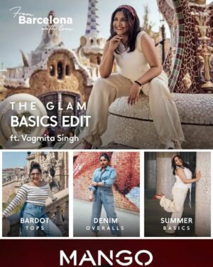 Vagmita Jiji Instagram - If you’d told me a year ago that I would be the face of an International Brand’s clothing collection, I’d think you were delulu. If you had told me I would fly to Spain, curate my own Basics collection with @mango, have it listed on one of the biggest e-retail platforms in India, @myntra, I’d say “hosh mein ho kya bhai??”

But here we are 🥺 my Basics Collection : Vagmita x Mango is out on Myntra for you to shop, wear and love! Batana kaisa laga ❤️

Special thanks to @kejalparekh for the opportunity and @praachikapse for being the pillar of support throughout! @sabinahalder for the stunnnning looks and the entire camera crew for the gorgeous pictures and videos ✨