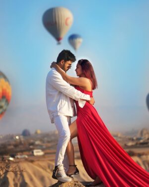 Vaishnavi Naik Instagram - Me in this Red Dress, At this Place, With you..♥️ Kissing & Telling him.. Honey, Dreams do come True..!✨
My Dream Photoshoot at my Dream Destination 🔥
#dreamphotoshoot #capadocia #turkey #ronavi #beingnavi ✨
