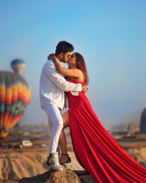 Vaishnavi Naik Instagram - Me in this Red Dress, At this Place, With you..♥️ Kissing & Telling him.. Honey, Dreams do come True..!✨
My Dream Photoshoot at my Dream Destination 🔥
#dreamphotoshoot #capadocia #turkey #ronavi #beingnavi ✨