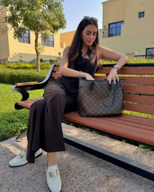 Valerie Abou Chacra Instagram - The neverful got upgraded š #LouisVuitton #NeverfullInsideOut