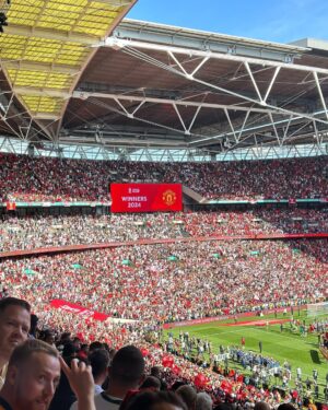 Vanessa Huppenkothen Instagram - Final FA Cup
