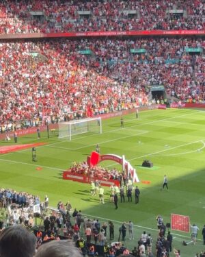 Vanessa Huppenkothen Instagram - Final FA Cup