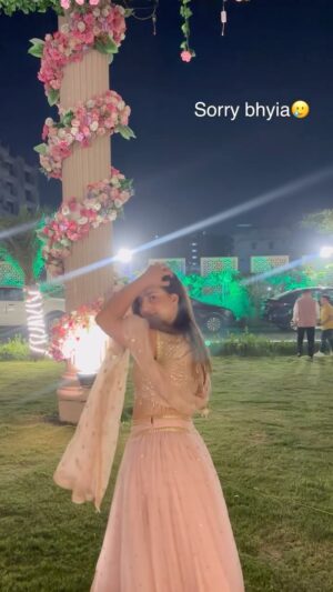 Vanya Nagpal Instagram - Sorry bhyia🥲
