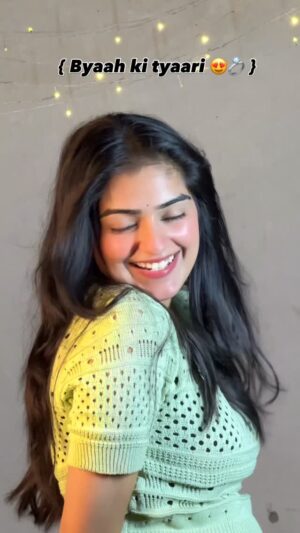 Varsha Panghal Instagram - byaah ki tyaari 🫶♥️