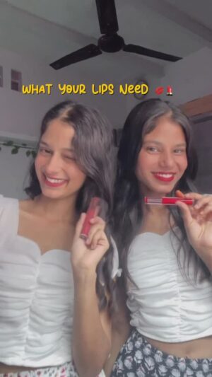Varsha Sapna Instagram - 💋 Limitless Beauty, One Swipe at a Time! 💄
Milady ki liquid matte lipstick – smudge-proof, ultra-pigmented aur all-day stay ke saath!
💫 Lightweight feel ✨ Bold look 🔥
Shade: [nude pink , red ] @milady__official 
#MiladyLimitless #MatteMagic #LipstickLove #BeautyReel #MakeupGoals #StayLimitless
#reelitfeelit #reelkarofeelkaro #instagram #instamood #goviral