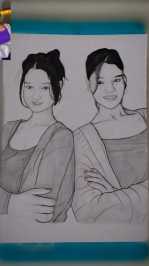 Varsha Sapna Instagram - _varshasapna_ ka Sketch✍️
Rate it guys😍
.
.
.
 #sketch #art #instagram #instagood #instadaily #instareels #sketch #drawing #painting #artist #viralvideos #viralreels #yourdipanjan_