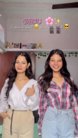 Varsha Sapna Instagram - GRWU 🌸✨……
#instagram #instagood #attitude #expression #explorepage #grwu #reelkarofeelkaro #goviral #reelitfeelit #makeup #sisters