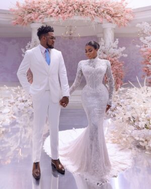 Veekee James Instagram - Ladies and gentlemen, I present to you, MR and MRS ATERE ā¾ļø š
ā¢
Photographer @saidmhamadofficial
Bride @veekee_james
Groom @femi_atere
Brides Outfits @veekeejames_official
Bridal Styling @style_by_ruvero
Makeup @ariyike_mua
Hair stylist @adefunkeee
Groom suit @atafo__
Groom styling @groomsoftheinfidel
Event planner @elithan_events
#LoveUnbeaten24