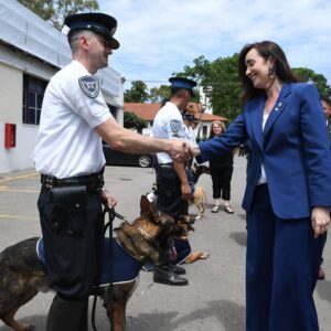 Victoria Villarruel Instagram - Hoy se conmemora el 203 Aniversario de la Policía Federal Argentina, por lo cual concurrimos con el Presidente Milei y otros funcionarios a la Escuela de Cadetes de la PFA para acompañar a nuestros hombres de azul en el desfile y entrega de distinciones. Es la primera vez en muchos años que asiste un presidente a rendir homenaje a los policías. Concluido el acto, pude saludar a los miembros de la Policía Federal, a sus bomberos, al GEOF, a la división Canes, a la policía motorizada, a los policías de acobacias en moto, a la policía montada, cocineros, enfermeras, a la Banda que me permitió dirigir la Marcha a las Malvinas, ¡gracias queridos policías por cuidarnos a todos y por su enorme sacrificio!policia